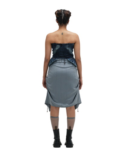 CORSPLIT CORSET - BLUE