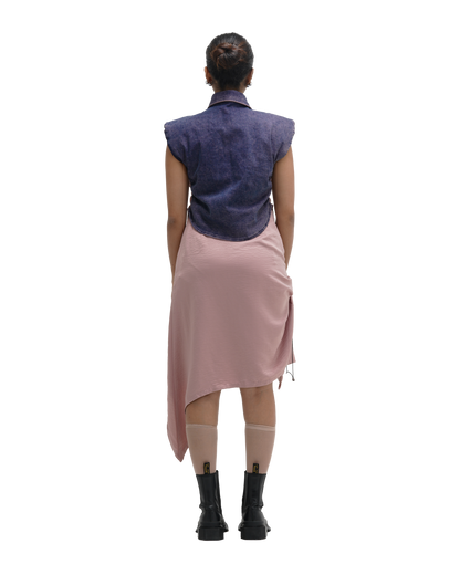 COWL FRAME TOP WITH RUCH HOUR SKIRT