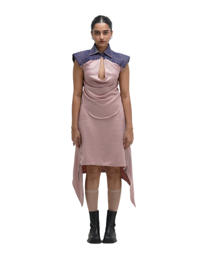 COWL FRAME TOP WITH RUCH HOUR SKIRT