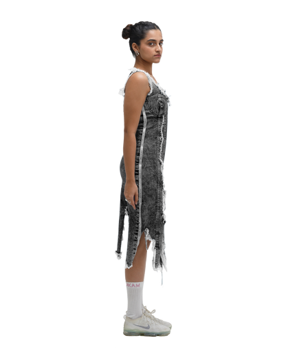 FRAY DAY DRESS - BLACK