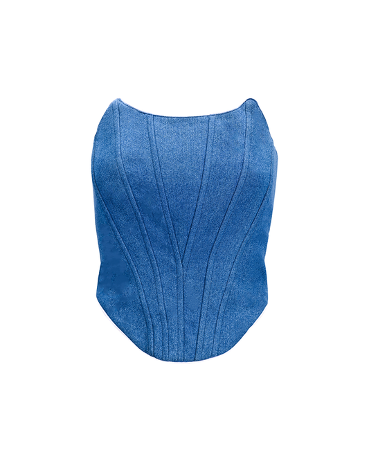 Outline Me Corset - Dark Blue
