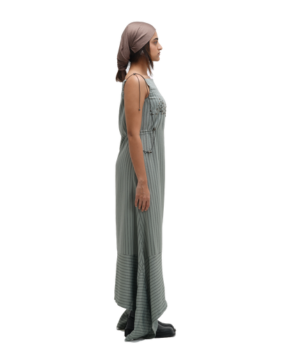 RUCH HOUR DRESS - SAGE GREEN