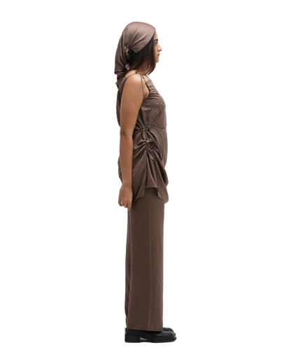 RUCH HOUR MINI DRESS WITH PANT