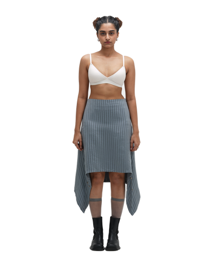 RUCH HOUR SKIRT - BLUE