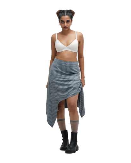 RUCH HOUR SKIRT - BLUE