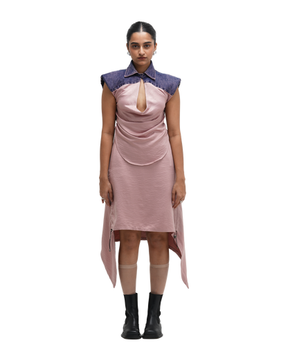 RUCH HOUR SKIRT - PINK