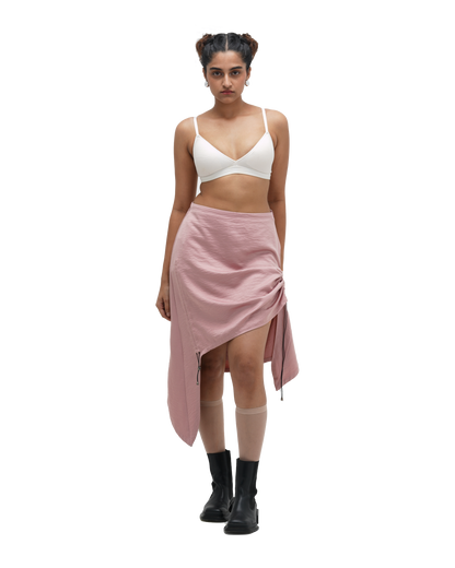 RUCH HOUR SKIRT - PINK