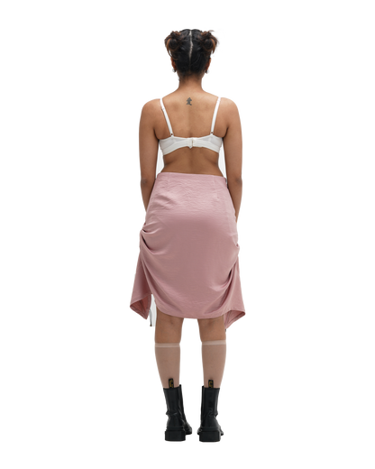 RUCH HOUR SKIRT - PINK